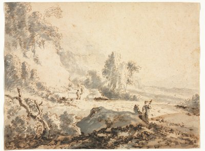 Krajobraz, XVIII wiek. autorstwa Unbekannt
