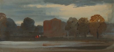 Krajobraz z jeziorem, 1828-1829. autorstwa Unbekannt
