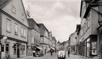 Langestrasse, Buckeburg, Niemcy, ok. 1930 autorstwa Unbekannt