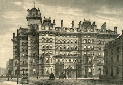 Hotel Langham, ok. 1878 r. autorstwa Unbekannt