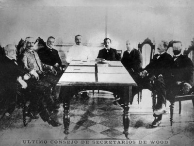 Ostatnia rada sekretarzy Woods, 1902, 1920 autorstwa Unbekannt