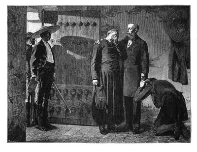Ostatnie chwile cesarza Maksymiliana, 1867, koniec XIX wieku autorstwa Unbekannt