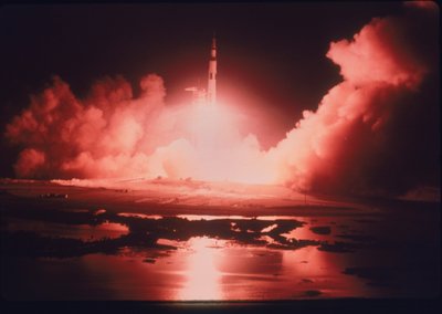 Rozpoczęcie misji Apollo 17, 1972 autorstwa Unbekannt