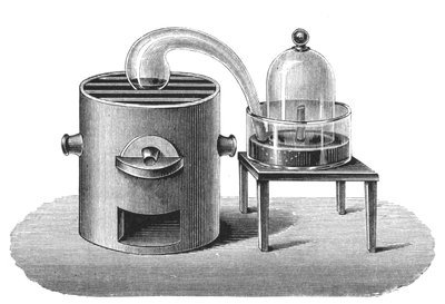 Badanie Lavoisiersa dotyczące istnienia tlenu w powietrzu, koniec XVIII w., 1894 r. autorstwa Unbekannt