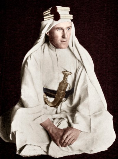Lawrence z Arabii, początek XX wieku. autorstwa Unbekannt