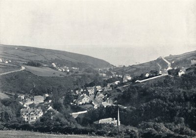 Laxey - Widok ogólny, 1895 autorstwa Unbekannt