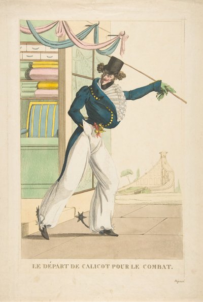 Odejście Calico do walki, 1817-18. autorstwa Unbekannt