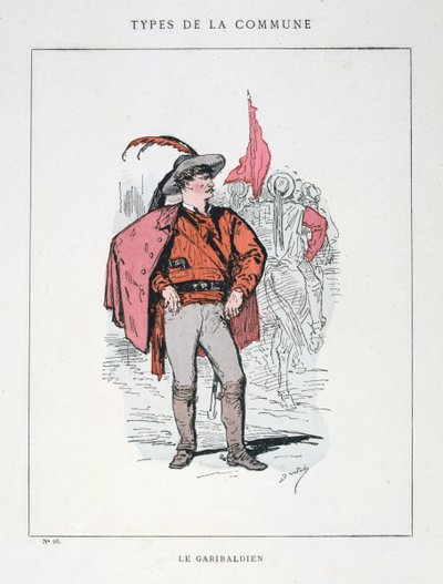 Garibaldian, Komuna Paryska, 1871. autorstwa Unbekannt