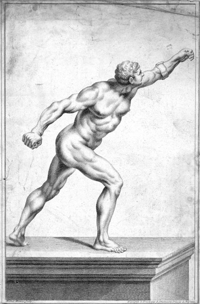 Gladiator, c1717 autorstwa Unbekannt