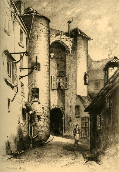 Przejście od Chénizelles do Laon Aisne, 1903. autorstwa Unbekannt