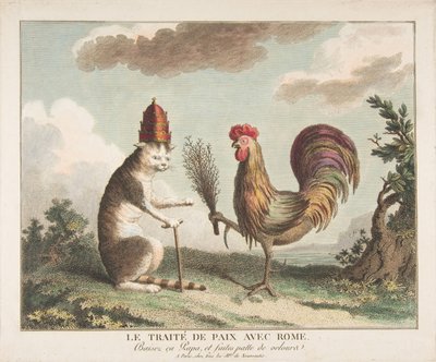 Traktat pokojowy z Rzymem Traktat pokojowy z Rzymem, ca. 1789. autorstwa Unbekannt