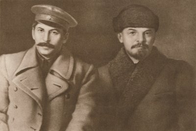 Lenin i Stalin, marzec 1919, 1939. autorstwa Unbekannt