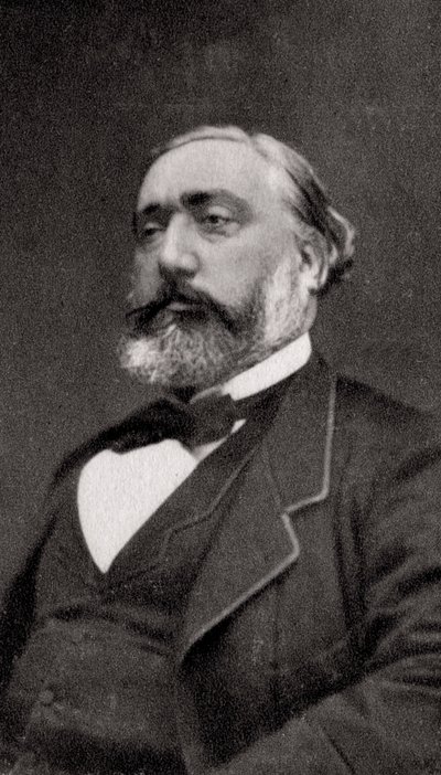 Leon Gambetta, francuski mąż stanu, 1881 autorstwa Unbekannt