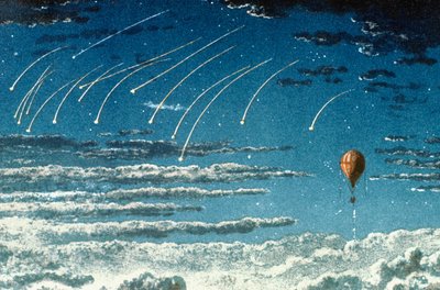 Deszcz meteorów Leonidów, 1870 autorstwa Unbekannt
