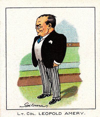 Leopold Charles Maurice Stennett Amery 1873-1955, angielski konserwatywny polityk, 1929 autorstwa Unbekannt