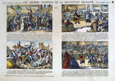 Wielkie Dni Rewolucji Francuskiej, Rewolucja 1789, Francja autorstwa Unbekannt