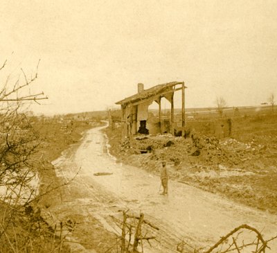 Les Hurlus, północna Francja, c1914-c1918 autorstwa Unbekannt