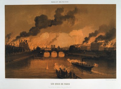 Nabrzeża Paryża, 24 maja 1871 r. autorstwa Unbekannt