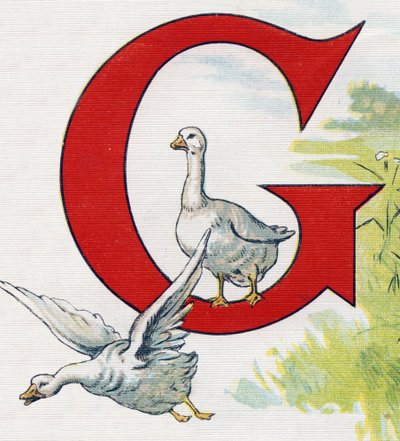 Litera G: Dobre kaczki. Grawerowanie w "ABC L
