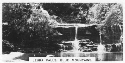 Leura Falls, Góry Błękitne, Australia, 1928 autorstwa Unbekannt