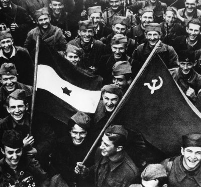 Wyzwolenie Belgradu, październik 1944 r autorstwa Unbekannt