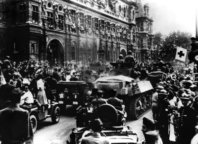 Wyzwolenie Paryża, 25 sierpnia 1944 autorstwa Unbekannt