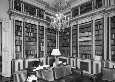Biblioteka, Ambasada Brytyjska Hotel de Charost 39 Rue de Faubourg Saint Honore, Paryż, Francja, 1964 autorstwa Unbekannt