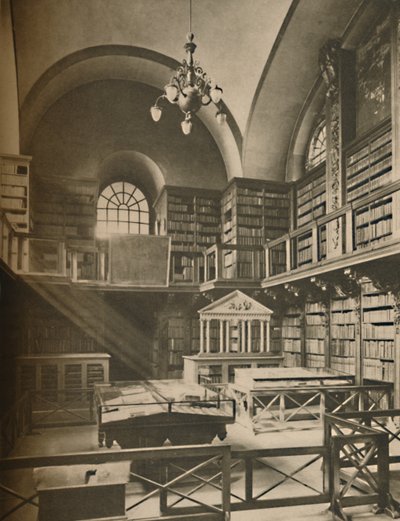 Biblioteka katedry św. Pawła w zachodnim transepcie, ok. 1935. autorstwa Unbekannt