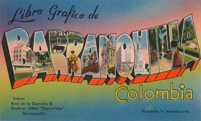 Księga graficzna Barranquilla Kolumbia, ok. 1940 r. autorstwa Unbekannt