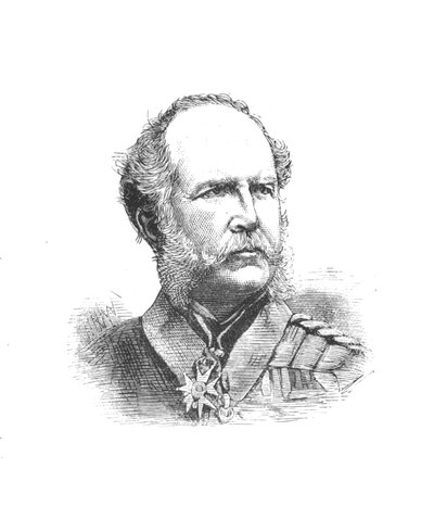 Generał porucznik, Sir John Adye, szef sztabu, c1882-1885 autorstwa Unbekannt
