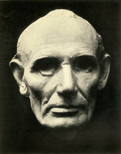 Maska życia Abrahama Lincolna, 1860, 1930. autorstwa Unbekannt