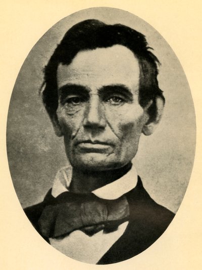Lincoln, 1858, 1930. autorstwa Unbekannt