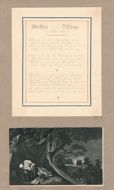 Wersy spisane w albumie na Malcie, ok. 1812 r. autorstwa Unbekannt