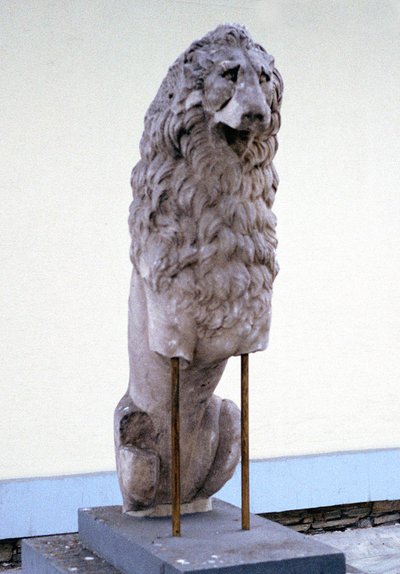 Lew, symbol rodu królewskiego Macedonii, IX-IV wiek pne autorstwa Unbekannt