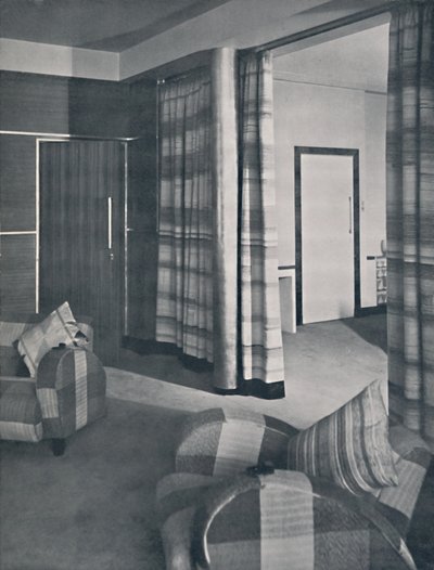 Salon w londyńskim domu, proj. Raymond McGrath, A.R.I.B.A., 1936 autorstwa Unbekannt