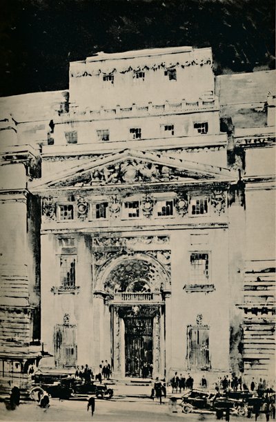 Nowy budynek Lloyds: Wejście od ulicy Leadenhall, 1928 autorstwa Unbekannt