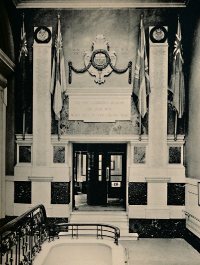 Pomnik wojenny w Lloyds, 1928 autorstwa Unbekannt