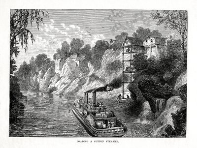 Ładowanie parownicy do bawełny, 1877 autorstwa Unbekannt