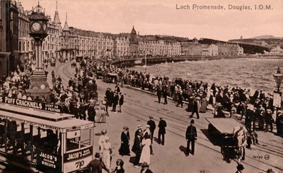 Promenada Loch, Douglas, Wyspa Man, c1920 autorstwa Unbekannt