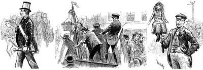 Londyński Dokers Strike, wrzesień 1889 autorstwa Unbekannt