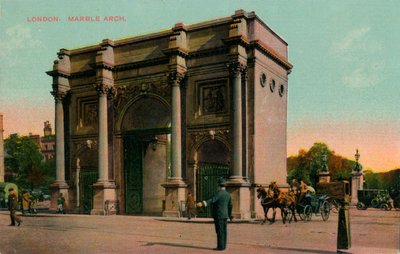 Londyn, Marble Arch, c1906 autorstwa Unbekannt