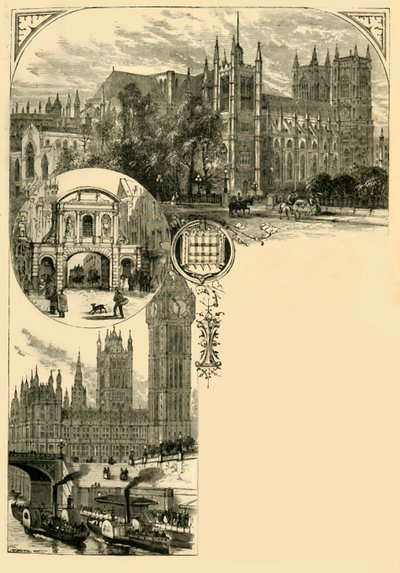 Londyn. Westminster i zachodnie przedmieścia, 1881. autorstwa Unbekannt