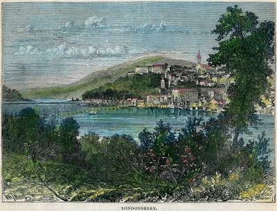 Londonderry, Ulster, Irlandia, ok. 1880 autorstwa Unbekannt