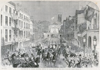 Powitanie Londynu w księżniczce Aleksandrze, 1863 r. autorstwa Unbekannt