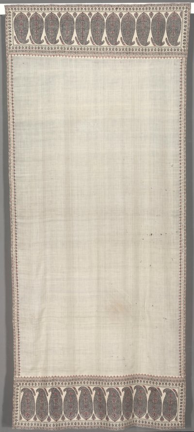 Długi szal, ok. 1812. autorstwa Unbekannt
