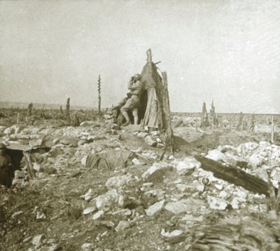 Punkt widokowy, Fort Vaux, północna Francja, c1914-c1918 autorstwa Unbekannt