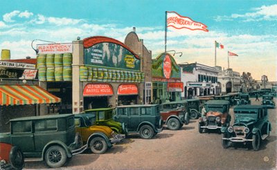 Patrząc na północ na Main Street, c1939 autorstwa Unbekannt