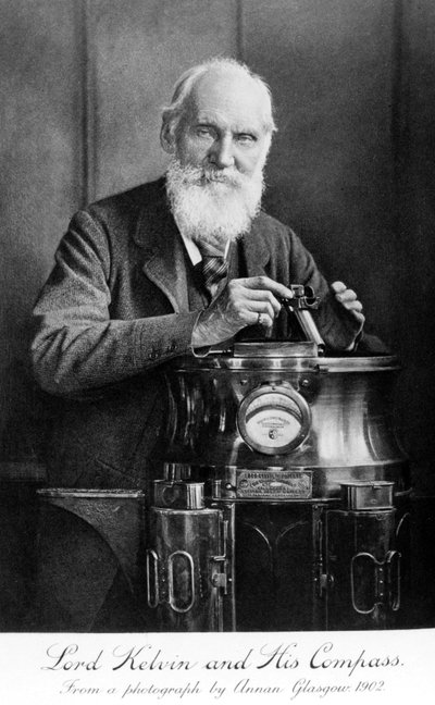 Lord Kelvin i jego kompas autorstwa Unbekannt