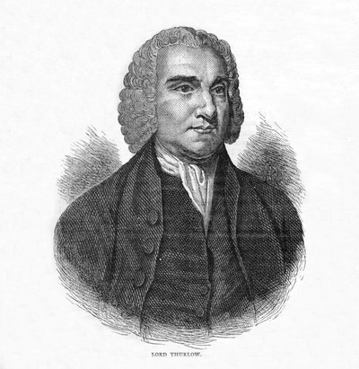 Lord Thurlow, brytyjski prawnik i polityk torysowski, ok. 1800 r. 1878 r autorstwa Unbekannt