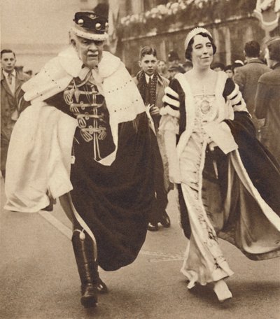 Lord i Lady Armstrong, 12 maja 1937 autorstwa Unbekannt